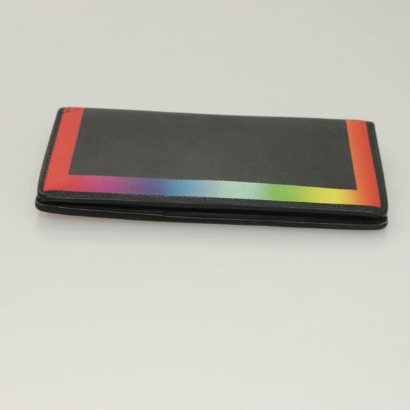 LOUIS VUITTON Taiga Rainbow Portefeuille Braza Long Wallet M30349 LV Auth 133008 - Picture 5 of 16